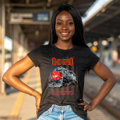 EMD GP60 Diesel Locomotief en Amerikaanse vlag T-shirt