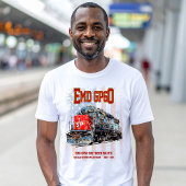 EMD GP60 Diesel Locomotief en Amerikaanse vlag T-shirt