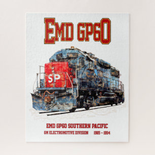 EMD GP60 Diesel Locomotief van de Zuidelijke Still Legpuzzel