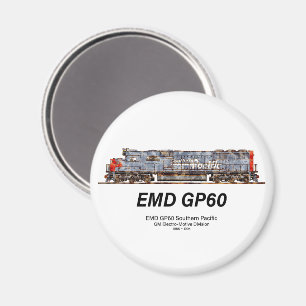 EMD GP60 Diesel Locomotief van de Zuidelijke Still Magneet