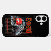 EMD GP60 diesellocomotief en Amerikaanse vlag Case-Mate iPhone Case (Achterkant (horizontaal))