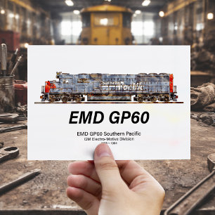 EMD GP60 diesellocomotief van Southern Pacific Briefkaart