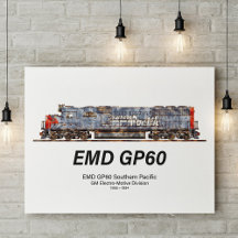 EMD GP60 diesellocomotief van Southern Pacific