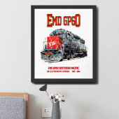 EMD GP60 diesellocomotief van Southern Pacific Poster