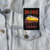 EMD SD40-2 Diesel Locomotive Amerikaanse vlag Button (Insitu)