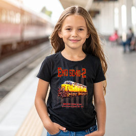  EMD SD40-2 Diesel Locomotive Amerikaanse vlag T-shirt