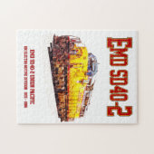  EMD SD40-2 Diesel Locomotive. Legpuzzel (Horizontaal)