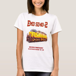  EMD SD40-2 Diesel Locomotive. T-shirt