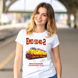  EMD SD40-2 Diesel Locomotive. T-shirt
