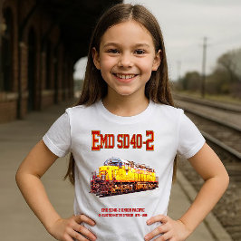  EMD SD40-2 Diesel Locomotive. T-shirt