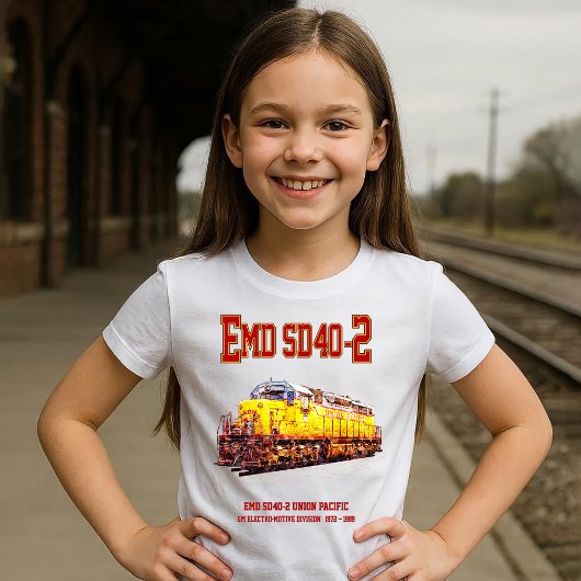  EMD SD40-2 Diesel Locomotive. T-shirt