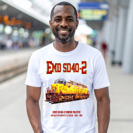  EMD SD40-2 Diesel Locomotive. T-shirt