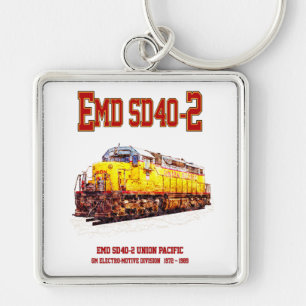  EMD SD40-2 Diesellocomotief Sleutelhanger