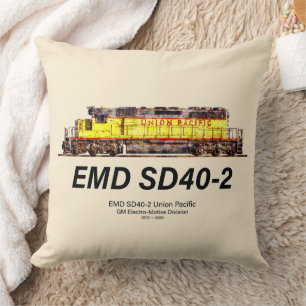 EMD SD40-2 Diesellocomotief. Unie voor de Stille O Kussen