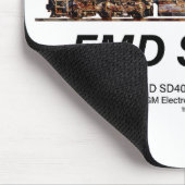 EMD SD40-2 Diesellocomotief. Unie voor de Stille O Muismat (Hoek)