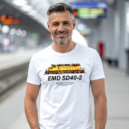 EMD SD40-2 Diesellocomotief. Unie voor de Stille O T-shirt