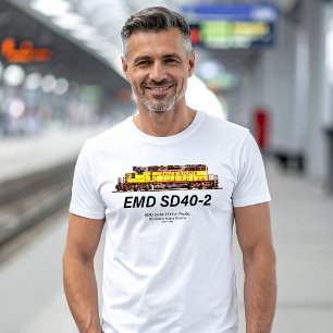 EMD SD40-2 Diesellocomotief. Unie voor de Stille O T-shirt