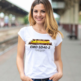 EMD SD40-2 Diesellocomotief. Unie voor de Stille O T-shirt