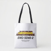 EMD SD40-2 Diesellocomotief. Unie voor de Stille O Tote Bag (Voorkant)
