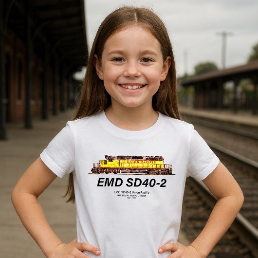 EMD SD40-2 diesellocomotief. Union Pacific T-shirt