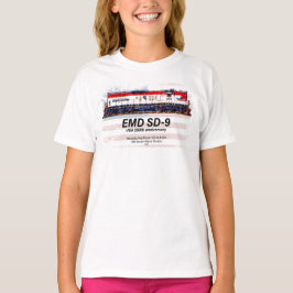 EMD SD-9 Locomotive USA 250th Anniversary Livery T-shirt