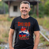 EMD SD-9 Locomotive USA 250th Anniversary Livery T-shirt