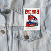 EMD SD-9 USA 250e verjaardag erfgoedlocomotief Button (Insitu)