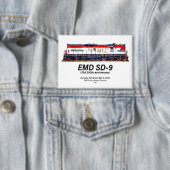 EMD SD-9 USA 250e verjaardag erfgoedlocomotief Button (Insitu)