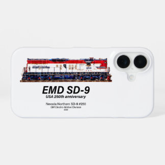 EMD SD-9 USA 250e verjaardag erfgoedlocomotief iPhone 16 Hoesje