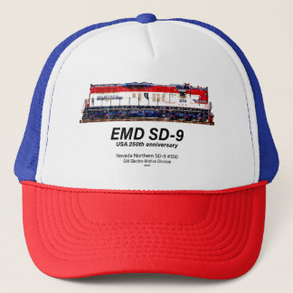 EMD SD-9 USA 250e verjaardag erfgoedlocomotief Trucker Pet