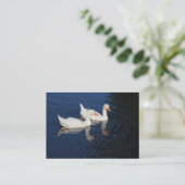 Emden Geese Visitekaartje (Staand voorkant)