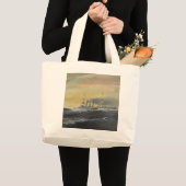 Emden heeft de golven in de Indische Oceaan van 19 Grote Tote Bag (Voorkant (product))