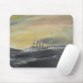 Emden heeft de golven in de Indische Oceaan van 19 Muismat (Met muis)