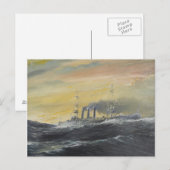 Emden rides the waves Indian Ocean 1914 2011 Briefkaart (Voorkant / Achterkant)
