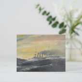 Emden rides the waves Indian Ocean 1914 2011 Briefkaart (Staand voorkant)