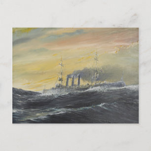 Emden rides the waves Indian Ocean 1914 2011 Briefkaart