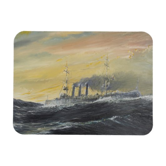 Emden rides the waves Indian Ocean 1914 2011 Magneet (Horizontaal)