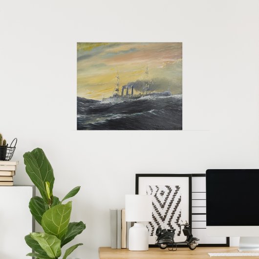 Emden rides the waves Indian Ocean 1914 2011 Poster (Thuiskantoor)