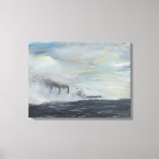 Emden "The Swan of the East" 1914 2011 Canvas Afdruk (Voorkant)