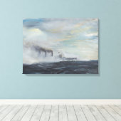 Emden "The Swan of the East" 1914 2011 Canvas Afdruk (Insitu (Houten vloer))