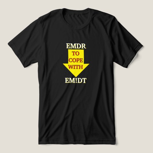 EMDR om te gaan met EM!DT T-shirt (Design voorkant)