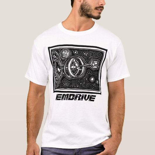 Emdrive t-shirt door ParanormalPrints (Voorkant)