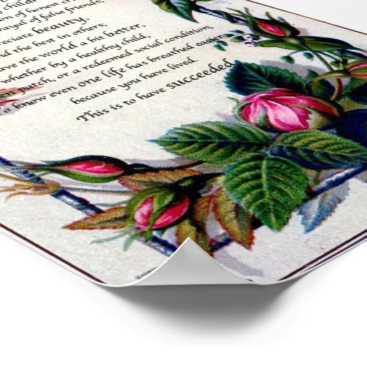 Emeerson Poster of Print (Hoek)