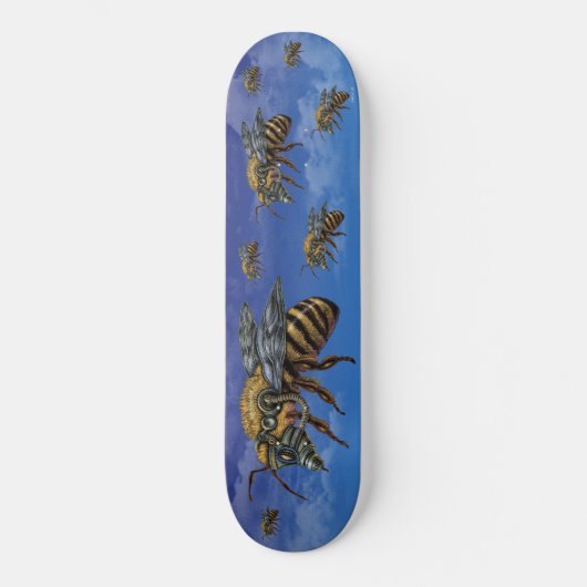 Emek "bijen" skateboard (Voorkant)
