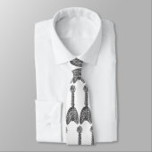 emek_bone_geetar_stropdas_wit stropdas (Gebonden)