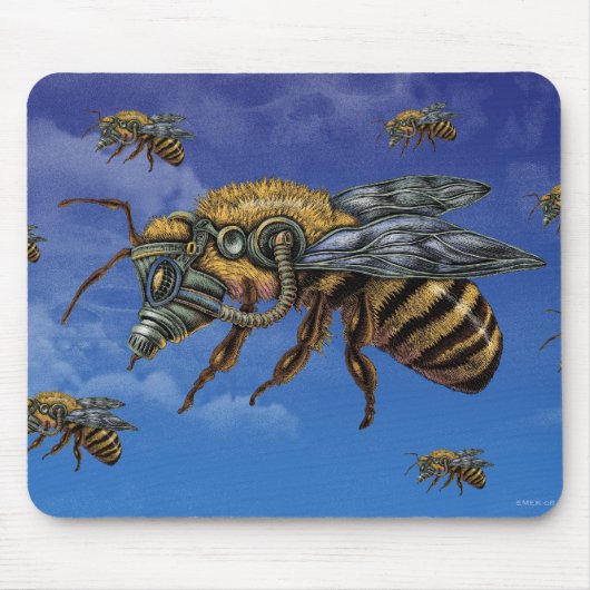emek_honeybee_mousepad muismat (Voorkant)