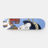 Emek "Japanse muziekdame" Skateboard (Horizontaal)