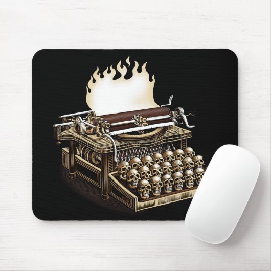 emek_keyboardofDeath_mousepad Muismat (Met muis)