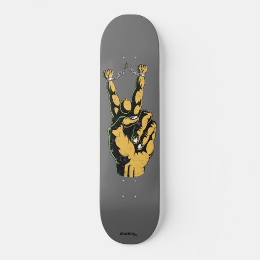 Emek "Peace" Persoonlijk Skateboard (Voorkant)