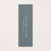 EMELIA Blue Hang Labels Kledinglabel Prijs Label Mini Visitekaartjes (Voorkant)